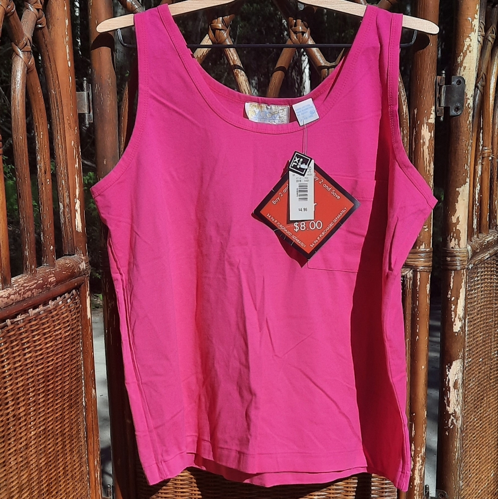 🍀3/15 🆕️ Pink Victoria Vintage 80s Tank Top